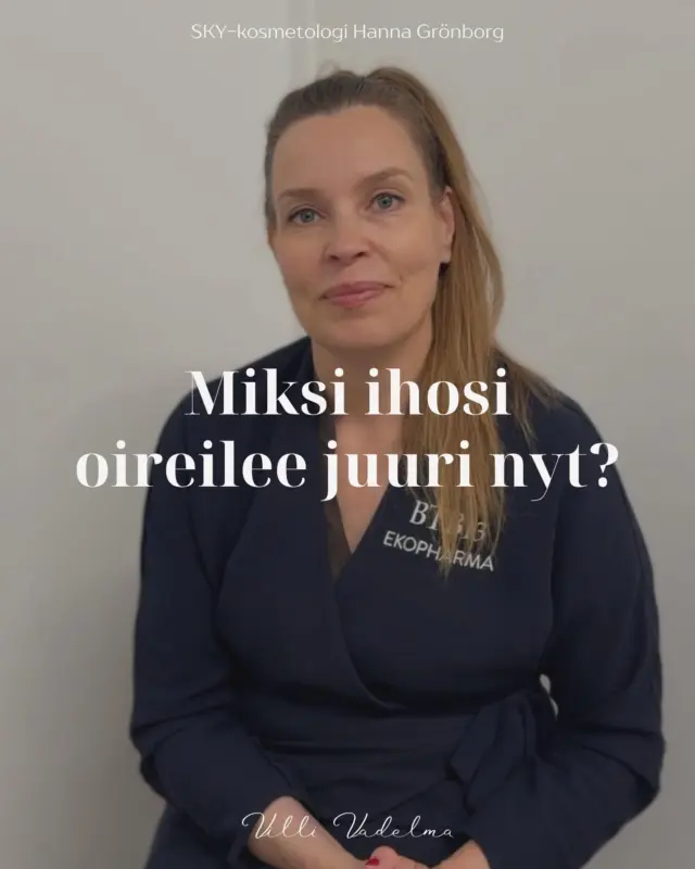 ✨Miksi iho oireilee juuri nyt?

Talven jälkeen moni huomaa ihossa muutoksia. Iho voi tuntua kuivalta, herkistyneeltä tai epätasapainoiselta, vaikka rutiinit eivät olisi muuttuneet.

Usein taustalla on useampi tekijä samaan aikaan. Kylmä ulkoilma hidastaa talineritystä, kuiva sisäilma heikentää ihon suojabarriääriä ja arjen kuormitus voi näkyä ihossa yllättävänkin nopeasti.

Kun ihon suojakerros heikkenee, iho menettää kosteutta helpommin ja alkaa reagoida herkemmin.

Siksi iho tarvitsee nyt erityisesti
• suojabarriäärin vahvistamista
• rauhoittamista
• talinerityksen tasapainottamista
• oikeanlaista kosteutusta

Ihon todellinen tilanne selviää parhaiten analyysissä. Ihokameran avulla näemme tarkemmin, mitä ihossa tapahtuu myös pinnan alla ja voimme valita hoidot sekä kotihoidon juuri sinun ihollesi sopiviksi.

Varaa ihon tilannekartoitus!🤍
Kasvohoito ihoanalyysillä ja ihokameralla 89 €

– Villi Vadelma, Helsinki

#kauneushoitolahelsinki #ihonhoito #iho #kasvohoitohelsinki #luonnonkosmetiikka