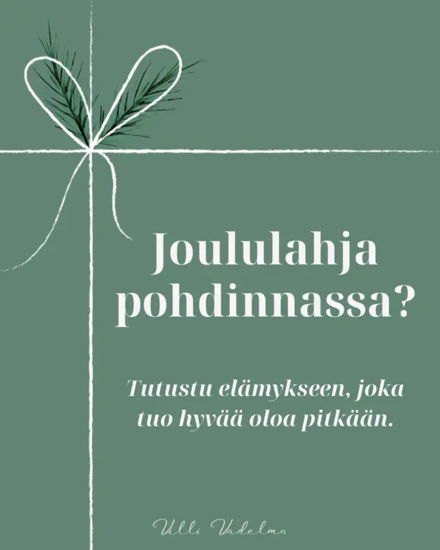Etsitkö rakkaalle täydellistä joululahjaa?🩷

Tämä hoitoelämys on täydellinen valinta, kun haluat hemmotella lahjan saajaa oikein kunnolla.

⭐️Villi Vadelman taikavoimat level 2, 90 min / 134 €

Syvärentouttava, hehkua tuova hoitokokemus, jossa yhdistyvät puhdistus, kuorinta, ultraääni, Gua Sha, syväkosteutus ja napakoittava viimeistely.

✨ Gua Sha, kohottaa, kirkastaa ja sulattaa jännityksiä
✨ Käsien kuorinta & hieronta, pehmeyttä ja luksusta
✨ Kulmien siistiminen, viimeistelty katse
✨ Valitse lopuksi päähieronta tai jalkahieronta

Hoito tehdään lempeästi, asiakasta kuunnellen ja asiakkaan iholle räätälöitynä.

Tämä on täydellinen hetki hengähtää kiireen keskellä.

🎁Rakkaalle lahja, joka tuntuu ja jää mieleen. Lahjakortit saat liikkeestämme Kumpulasta ja verkkosivuiltamme osoitteesta www.villivadelma.net

- Villi Vadelma, Helsinki

#holistinenhyvinvointi #ayurveda #kauneusjaterveys
#kauneushoitolavillivadelma #kauneushoitolahelsinki #kosmetologihelsinki #luonnonkosmetiikka #kauneus #hyvinvointi #kauneushoitolakumpula #ihonhoito #kauneudenhoito #happokuorinta #mikroneulaus #mikroneulaushelsinki #retinoli