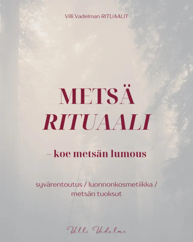✨Villi Vadelman kasvohoidot ovat nyt RITUAALEJA.

Tuloksellisia, kokonaisvaltaisia hyvän olon hetkiä.

Tervetuloa kokemaan itse.🤍

Varaa aikasi www.villivadelma.net

- Villi Vadelma, Helsinki 

#kauneushoitolahelsinki #iho #luonnonkosmetiikka #ihonhoito #kasvohoitohelsinki
