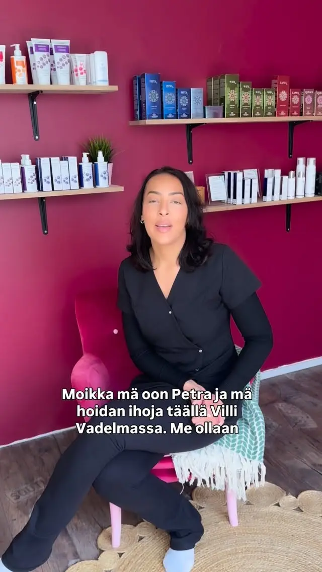 Me luomme juuri sinun ihollesi räätälöidyn ihonhoitosuunnitelman.🩷

Tervetuloa Villi Vadelmaan sinun ihonhoitojaksollesi.

Varaa konsultaatio osoitteessa www.villivadelma.net

– Villi Vadelma, Helsinki

#kauneusjaterveys #villivadelma #kauneushoitolavillivadelma #kauneushoitola #kauneushoitolahelsinki