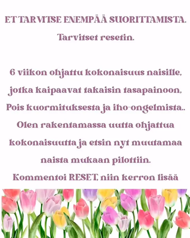 #villivadelma #reset #hoitolakumpula #ayurveda #kuormitus