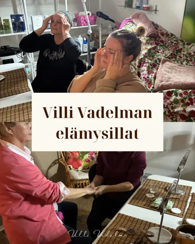 🌿 UUTUUS Villi Vadelmassa – Iho & Itse elämysillat 🌿

Villi Vadelman elämysillat ovat pienryhmille suunnattuja hyvinvointi-iltoja, joissa yhdistyvät ihonhoito, rauhoittava tunnelma ja mukava yhdessäolo. Illan aikana opit ymmärtämään ihoasi paremmin, saat käytännön vinkkejä omaan ihonhoitoosi ja pääset samalla nauttimaan pienestä hemmotteluhetkestä arjen keskellä. 🤍

Kokoa ryhmäsi ja tule kokemaan lämmin, rauhoittava hetki ihonhoidon ja hyvinvoinnin parissa.

Elämysillat alk. 75 € / hlö.

Lisää vaihtoehdoista ja ryhmähinnoista sähköpostitse!
Kiinnostuitko?

Lisätietoa elämysilloista löydät nettisivuiltamme www.villivadelma.fi

Kysymyksissä ja varauksissa voit olla meihin yhteydessä sähköpostitse hanna@villivadelma.net

- Villi Vadelma, Helsinki

#kauneushoitolahelsinki #iho #luonnonkosmetiikka #ihonhoito #kasvohoitohelsinki